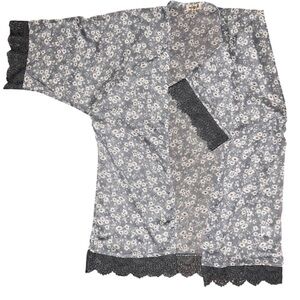 Floral kimono cardigan